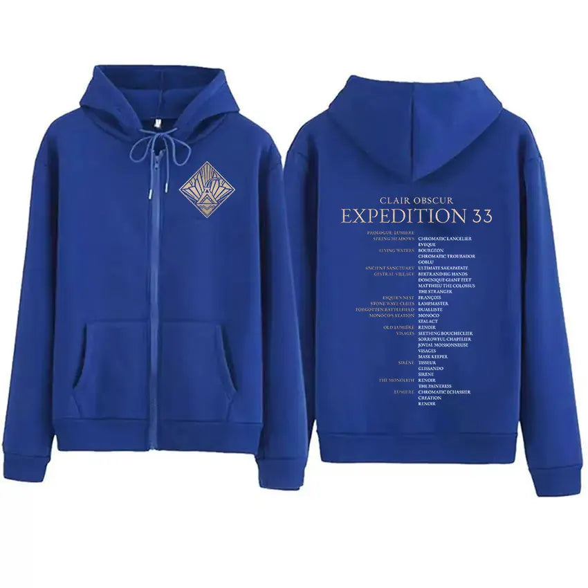 Clair Obscur Expedition 33 : Print Zipper Hoodie