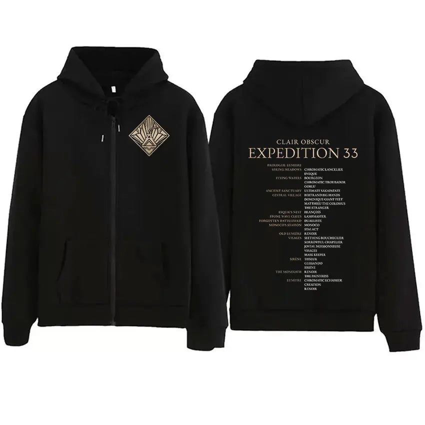 Clair Obscur Expedition 33 : Print Zipper Hoodie