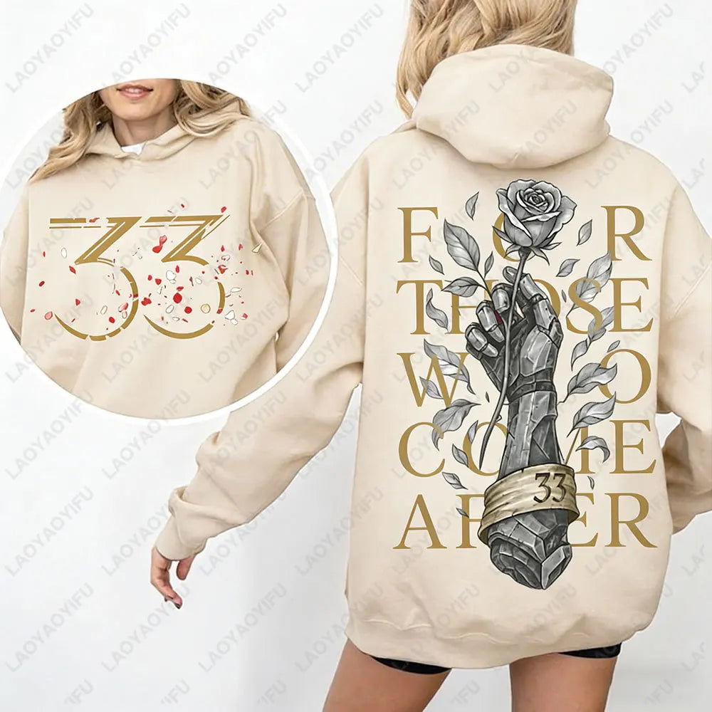 Clair Obscur for Those Who Come After' Quote Gamer Hoodie